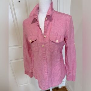 Banana Republic Flax Button Down